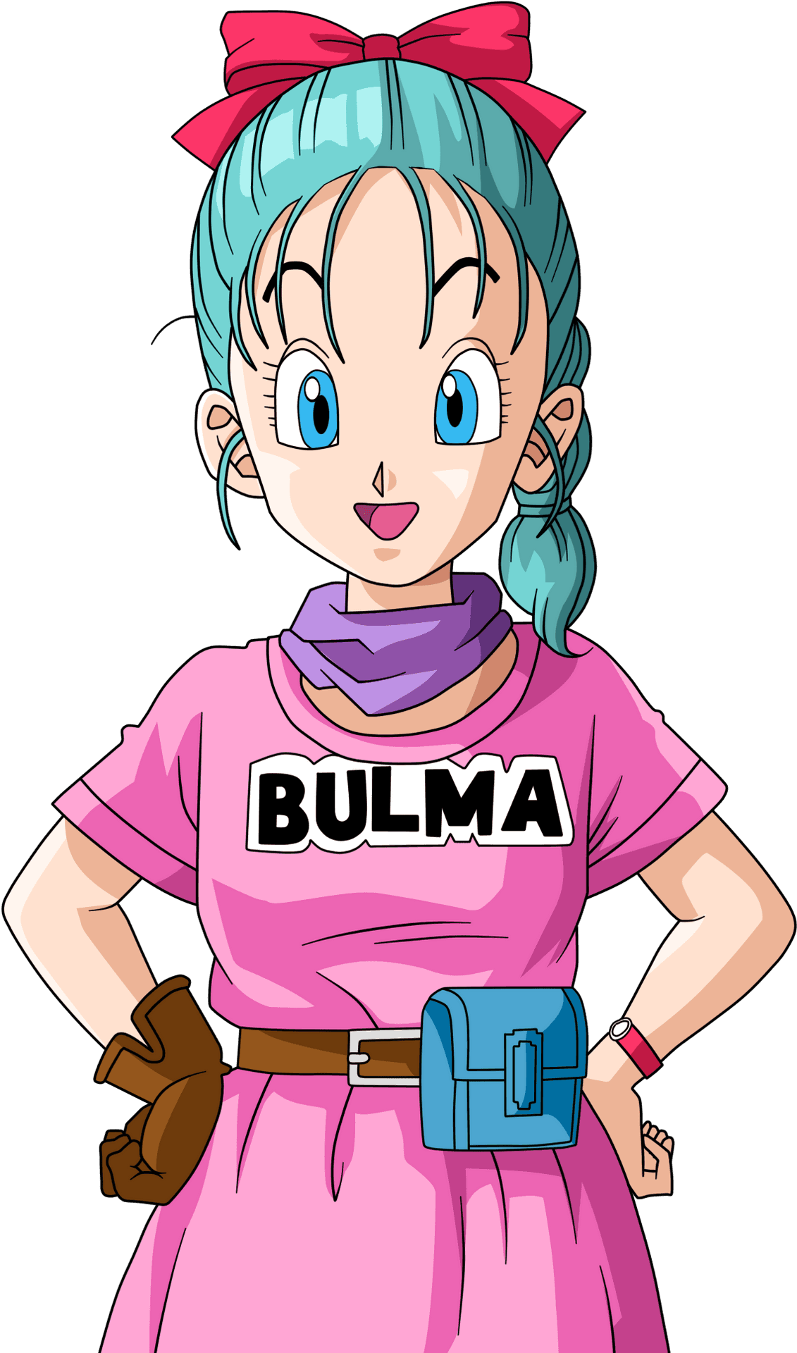 Bulma Character Portrait Dragon Ball PNG