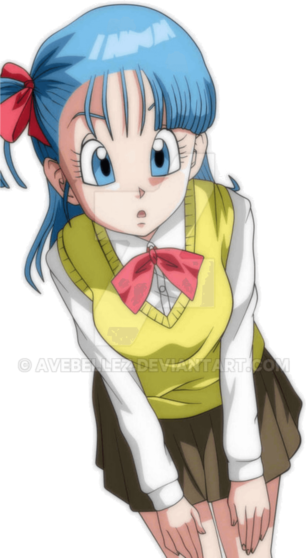 Bulma Classic Anime Look PNG