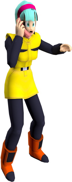 Bulma Communicating3 D Render PNG