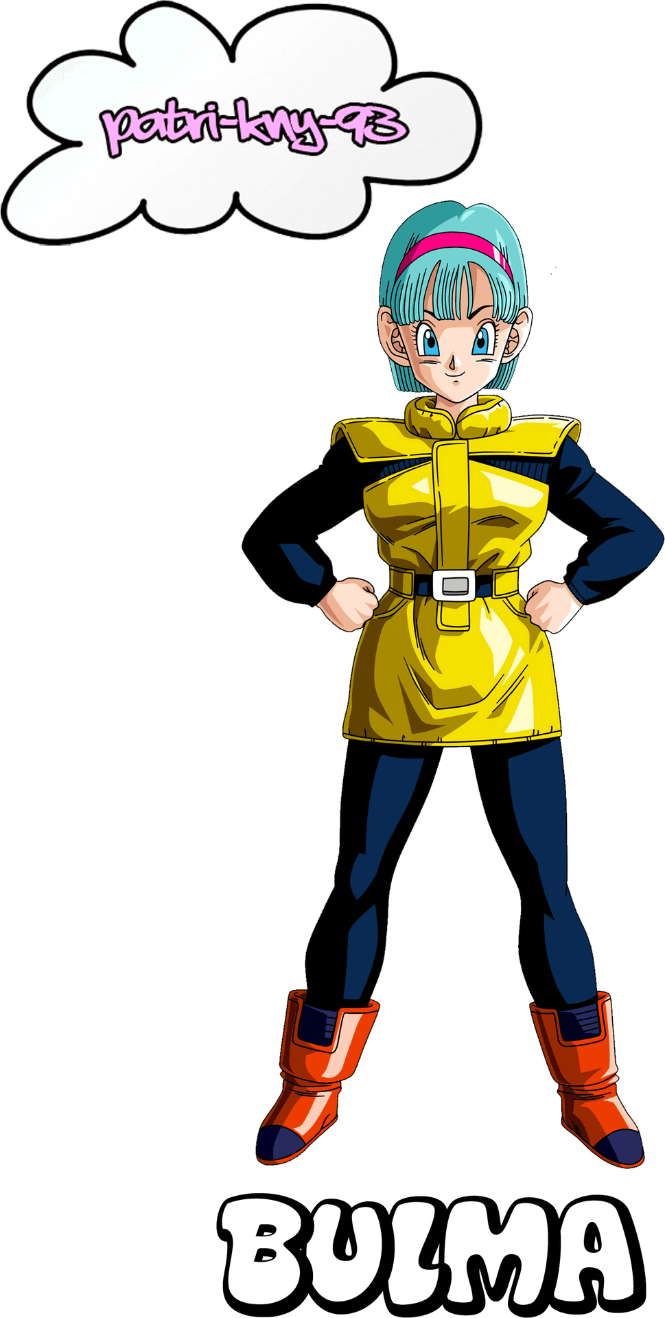 Bulma D B Z Character Vector Art PNG