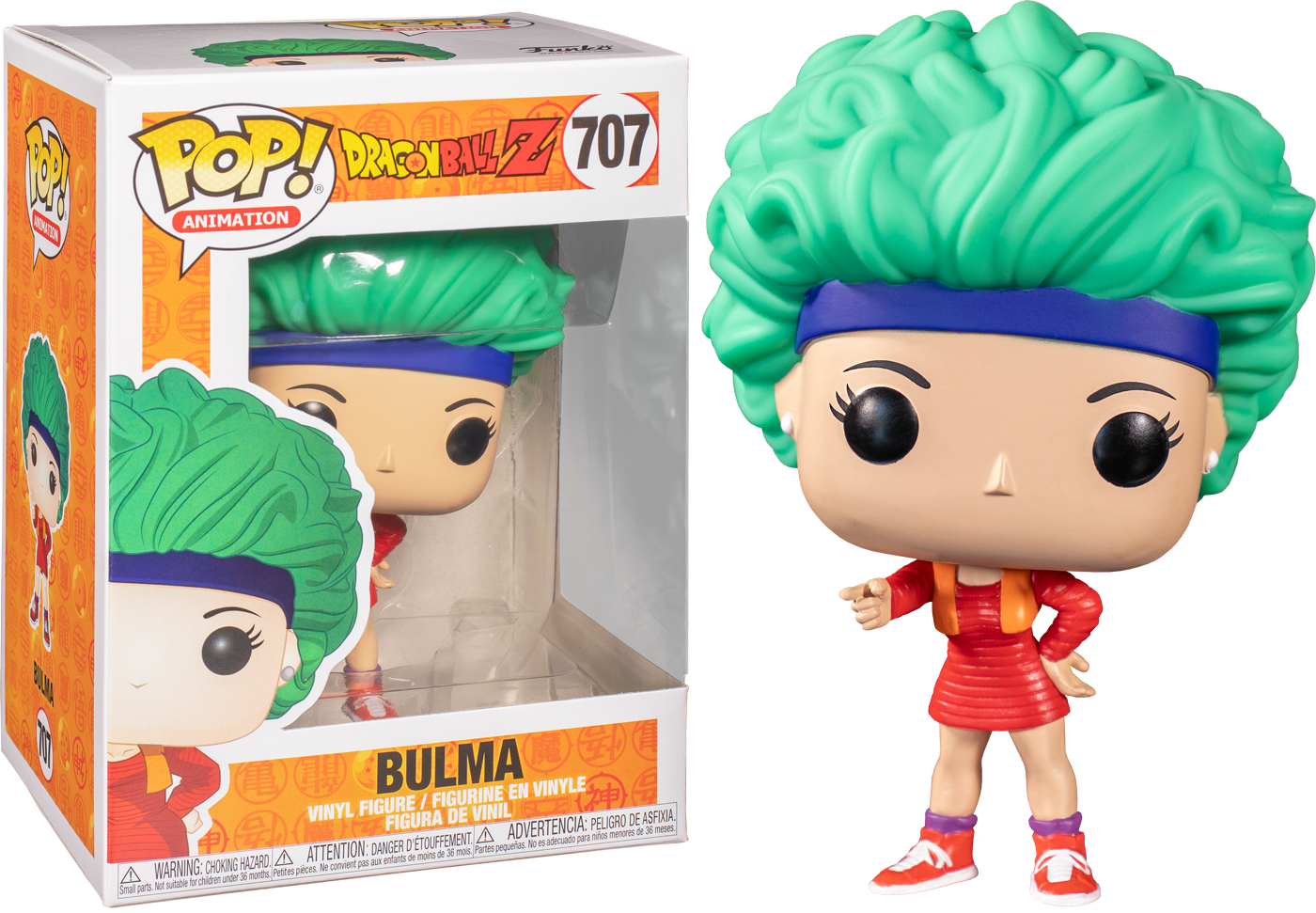 Bulma Funko Pop Figure Dragon Ball Z PNG