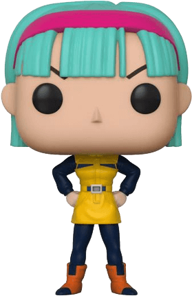 Bulma Funko Pop Figure PNG