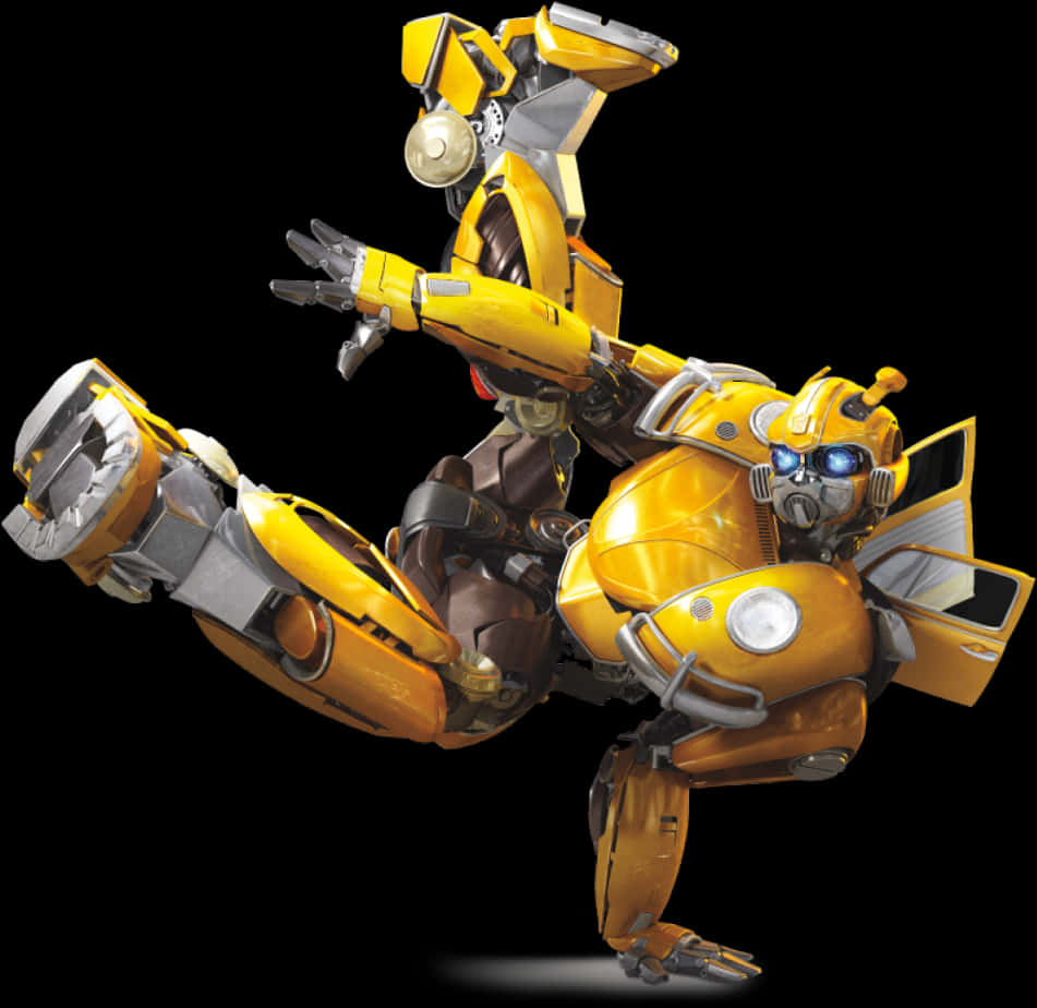 Bumblebee Transformers Autobot Pose PNG