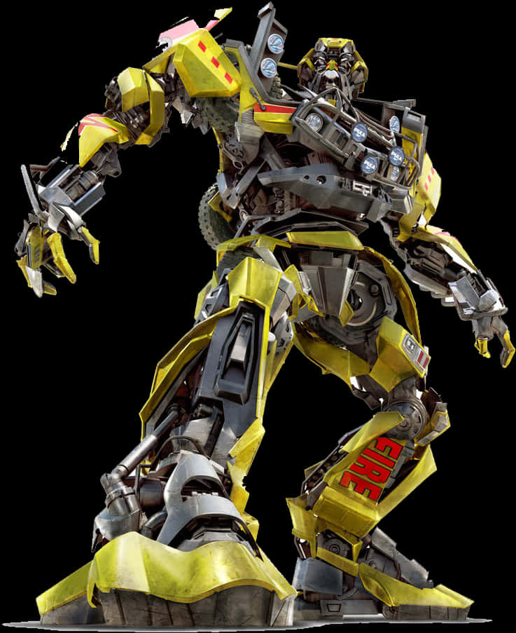 Download Bumblebee Transformers Autobot Standing | Wallpapers.com