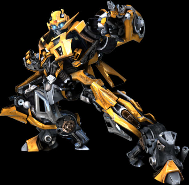 Bumblebee Transformers Robot Mode PNG