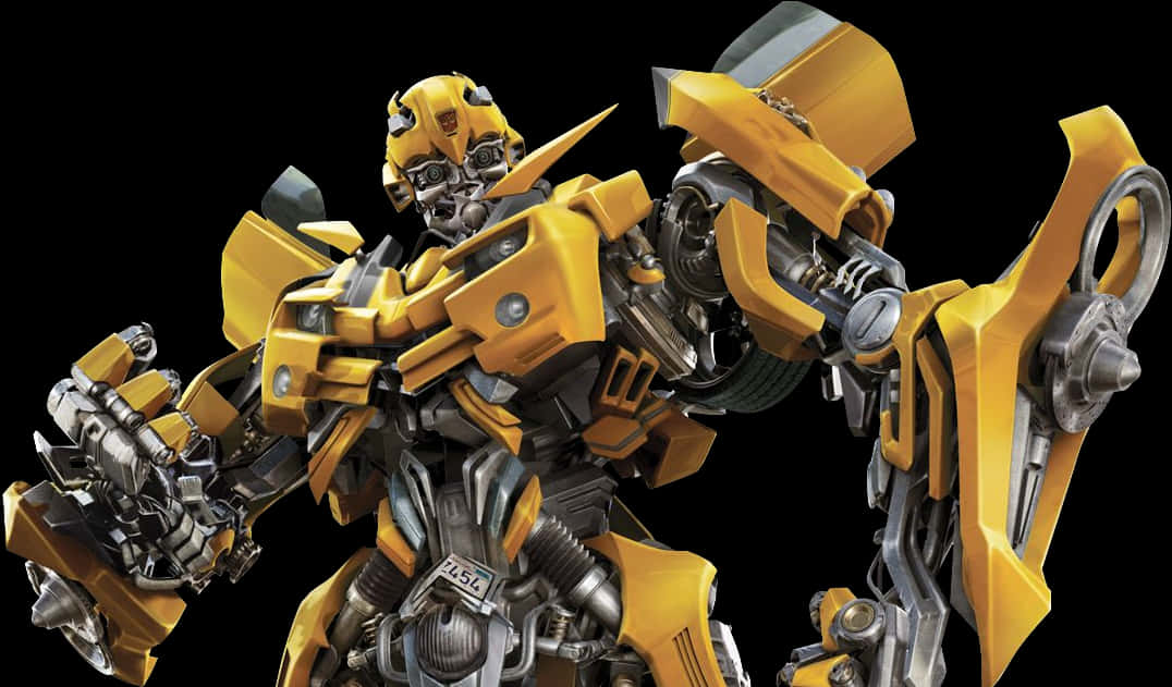 Bumblebee Transformers Robot PNG