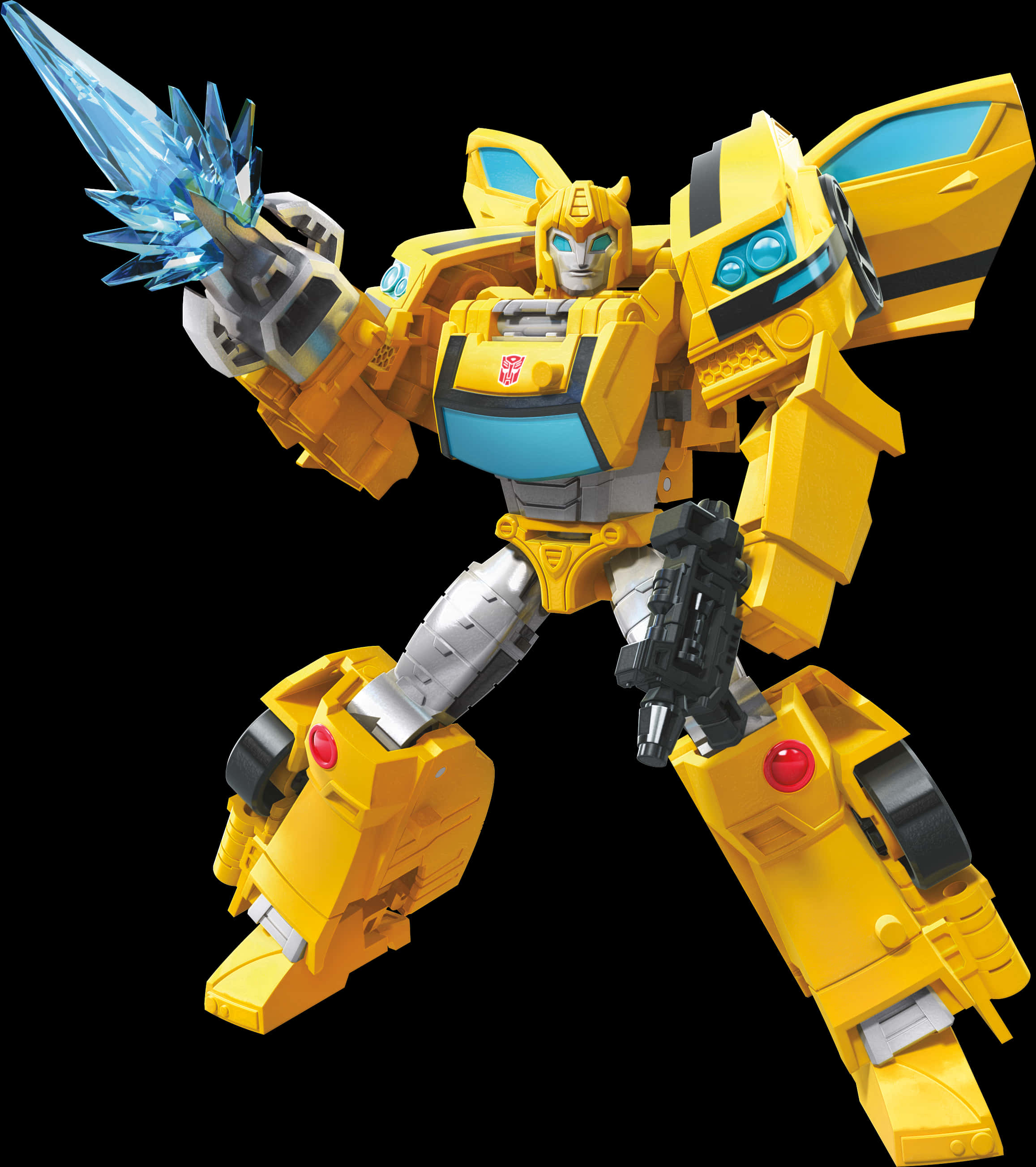 Bumblebee Transformerwith Energon Sword PNG