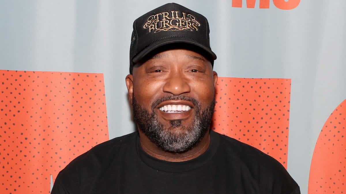 Bun B Bij Evenement Glimlachend Achtergrond