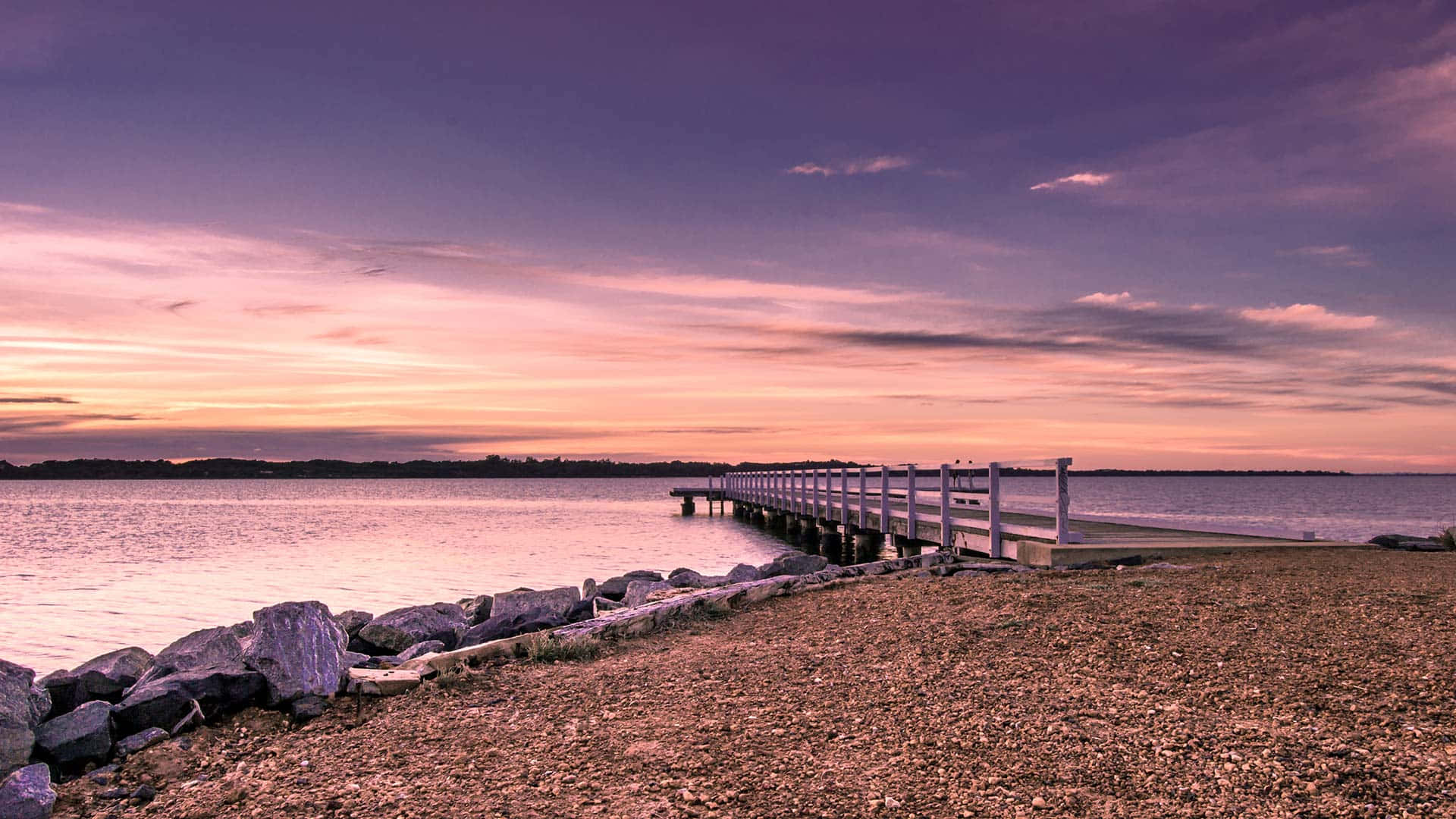 Bunbury Pierat Sunset Wallpaper