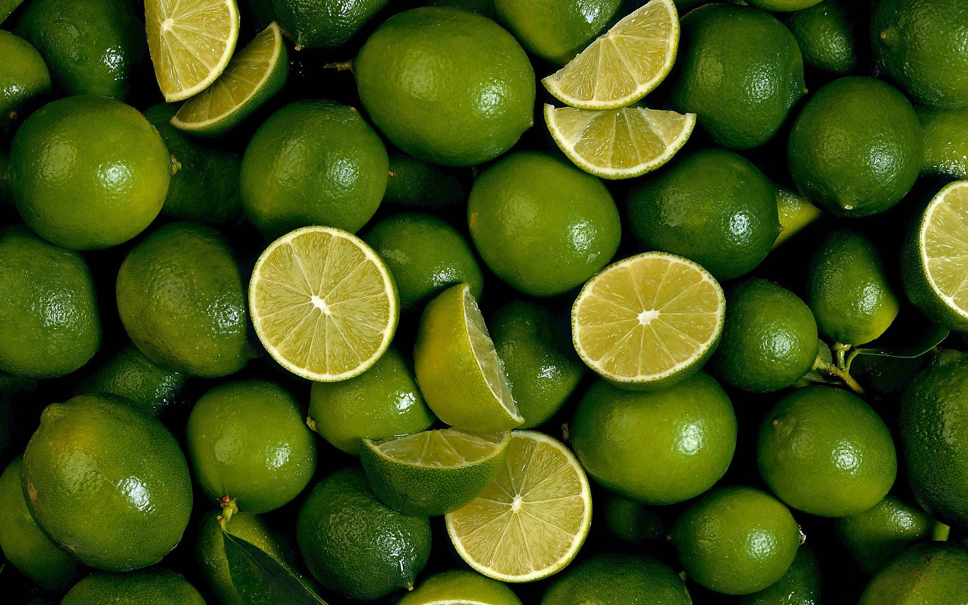 Bunch Of Green Lime Wallpaper