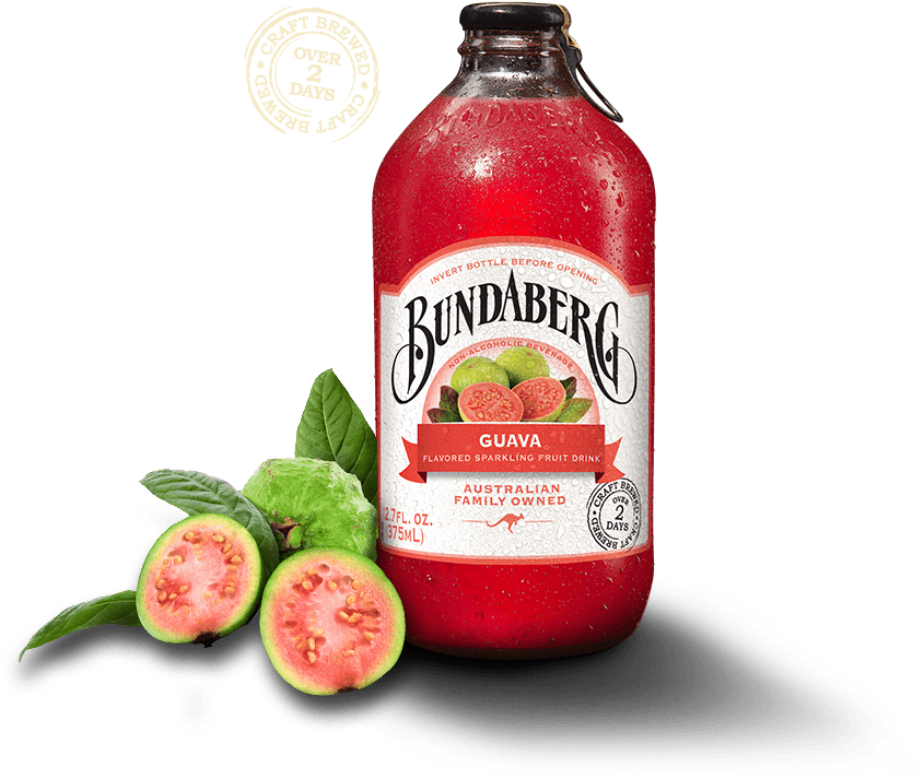 Bundaberg Guava Flavored Drink PNG