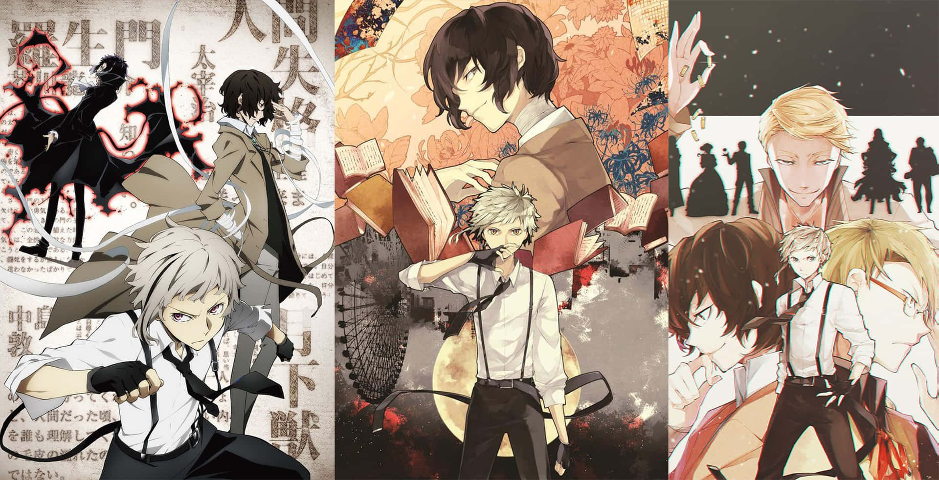 Get lost in the adventure of the Bungou Stray Dogs series Wallpaper