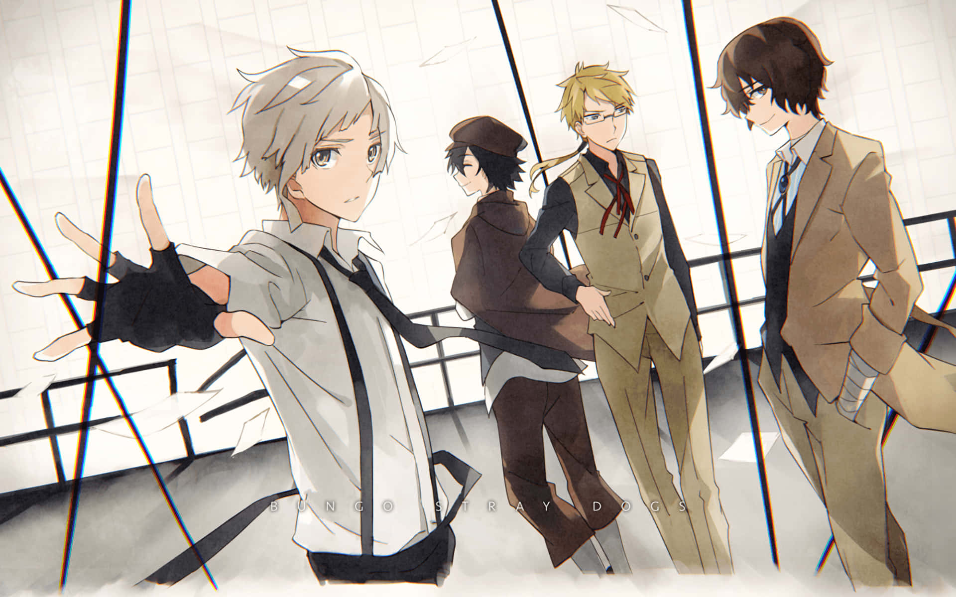 Survival of the fittest in Bungou Stray Dogs Wallpaper