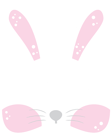 Bunny Ears Mask Graphic PNG