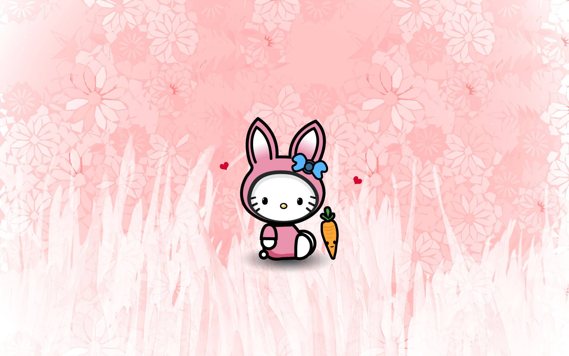 Bunny Suit Hello Kitty Desktop Wallpaper