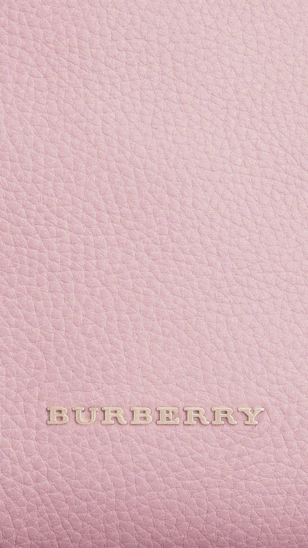 Burberry Pink Leather
