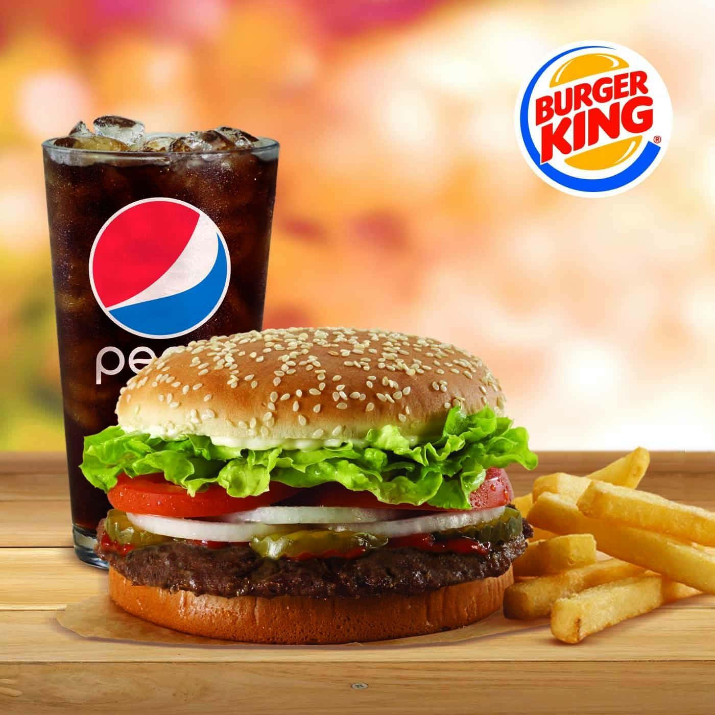 Burger King Burger And Fries