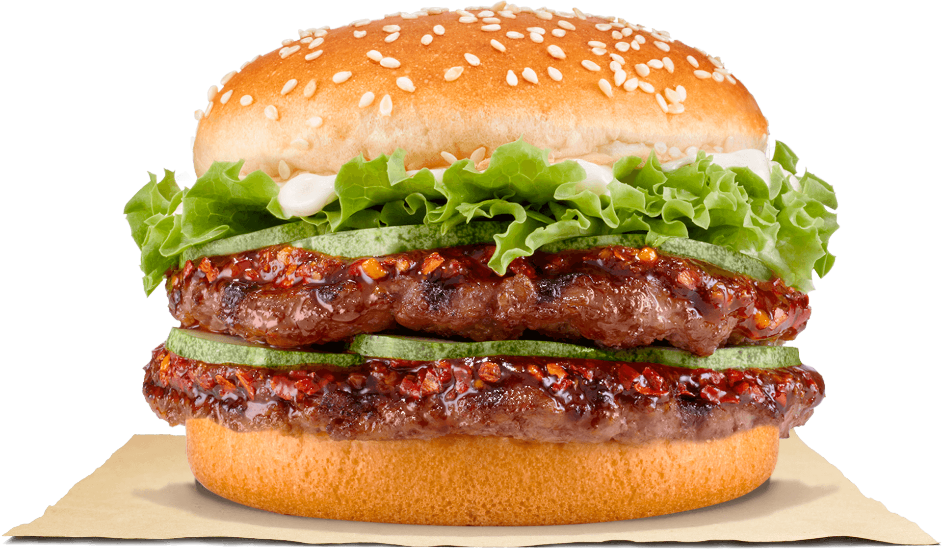 Download Burger King Double Whopper Sandwich | Wallpapers.com