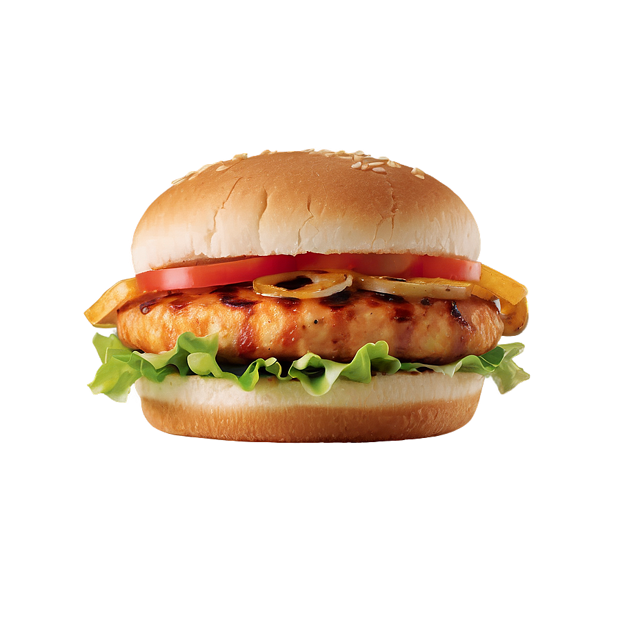 Burger King Grilled Chicken Sandwich Png Ded32 PNG