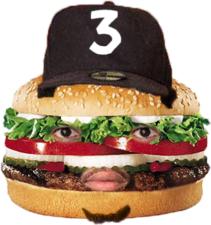 Burger King Human Face Hat PNG