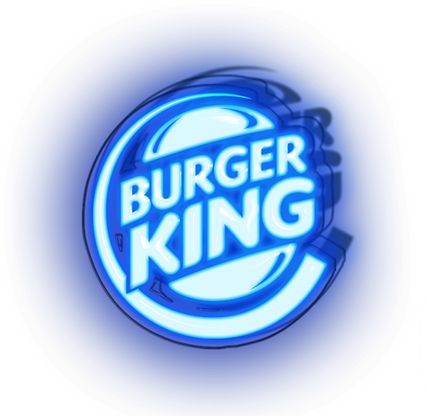 Burger King Neon Sign Logo PNG