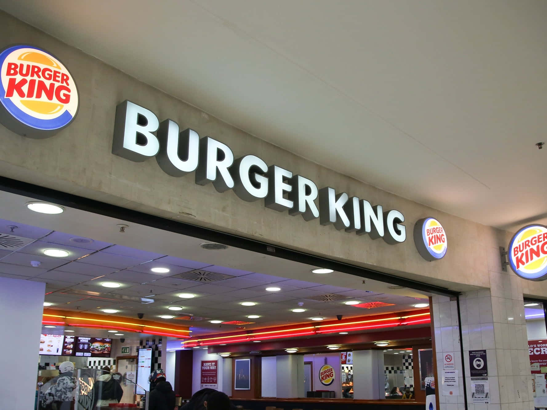 “Freshly made burgers from your local Burger King”