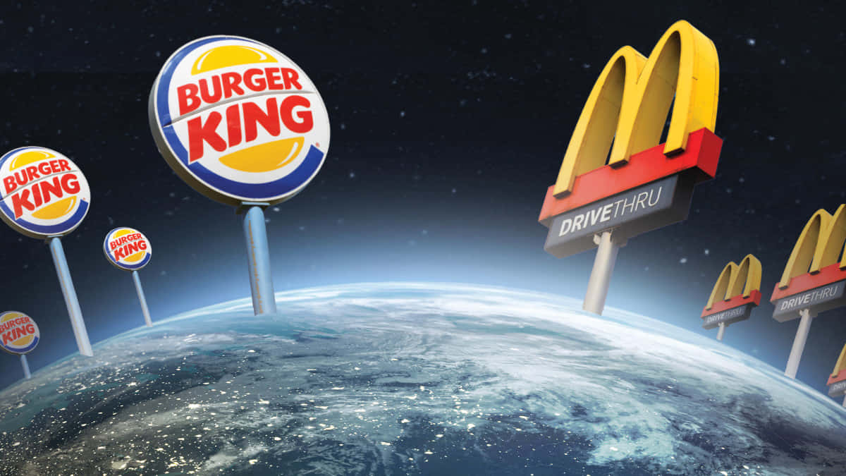 Deliciosashamburguesas Y Papas Fritas De Burger King