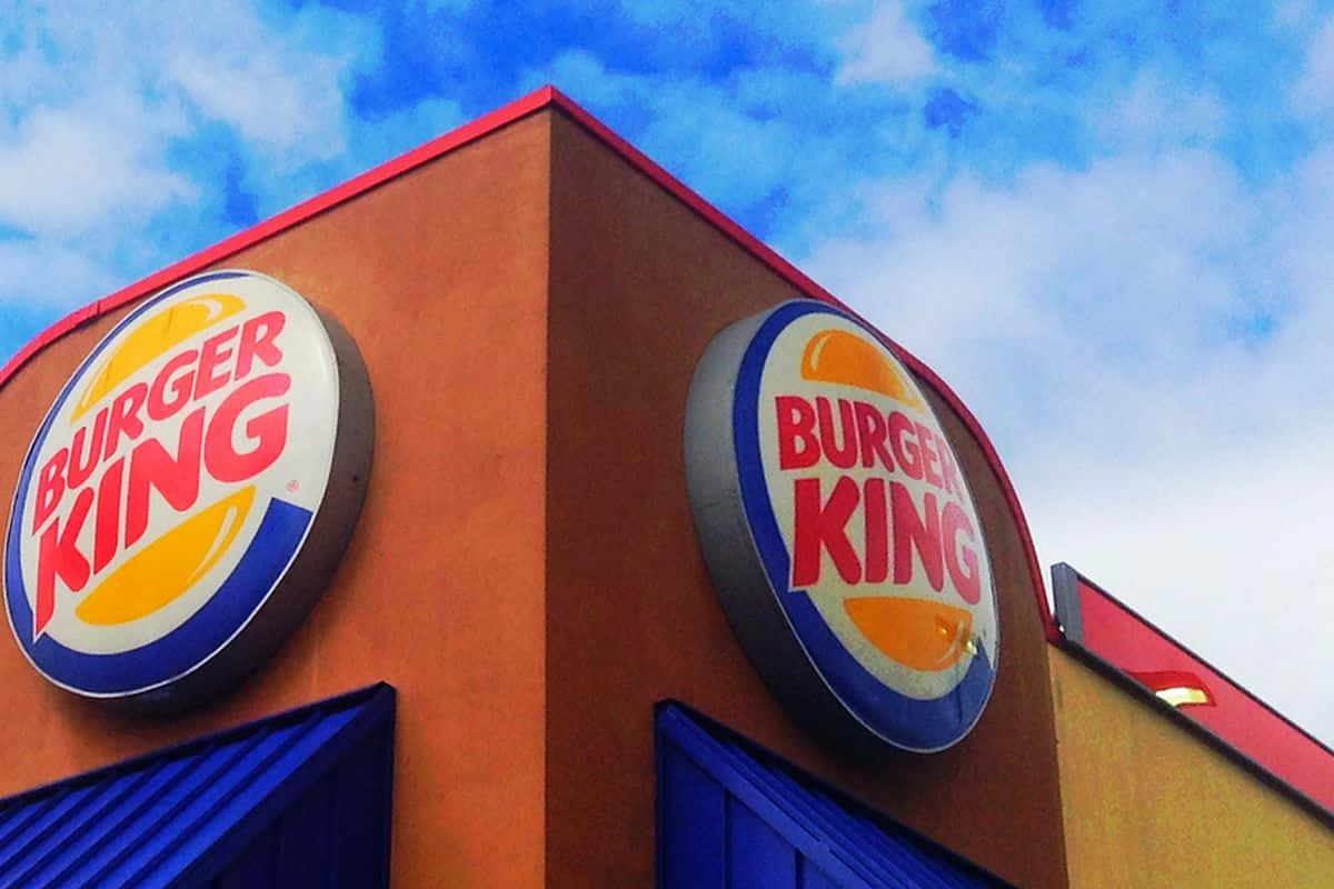 Burgerking Ist Ein Schnellrestaurant Für Fast Food.
