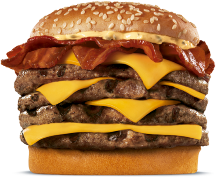 Burger King Triple Cheeseburgerwith Bacon PNG