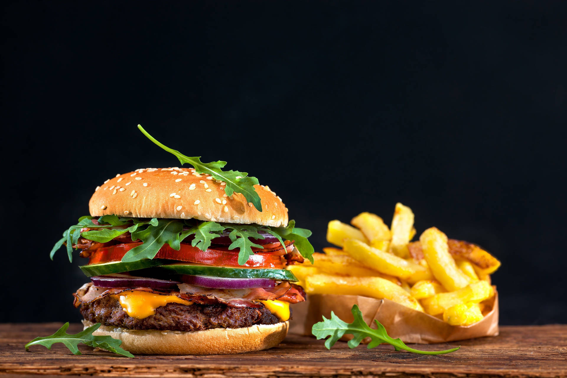 Burgerking Veggie-burger Wallpaper