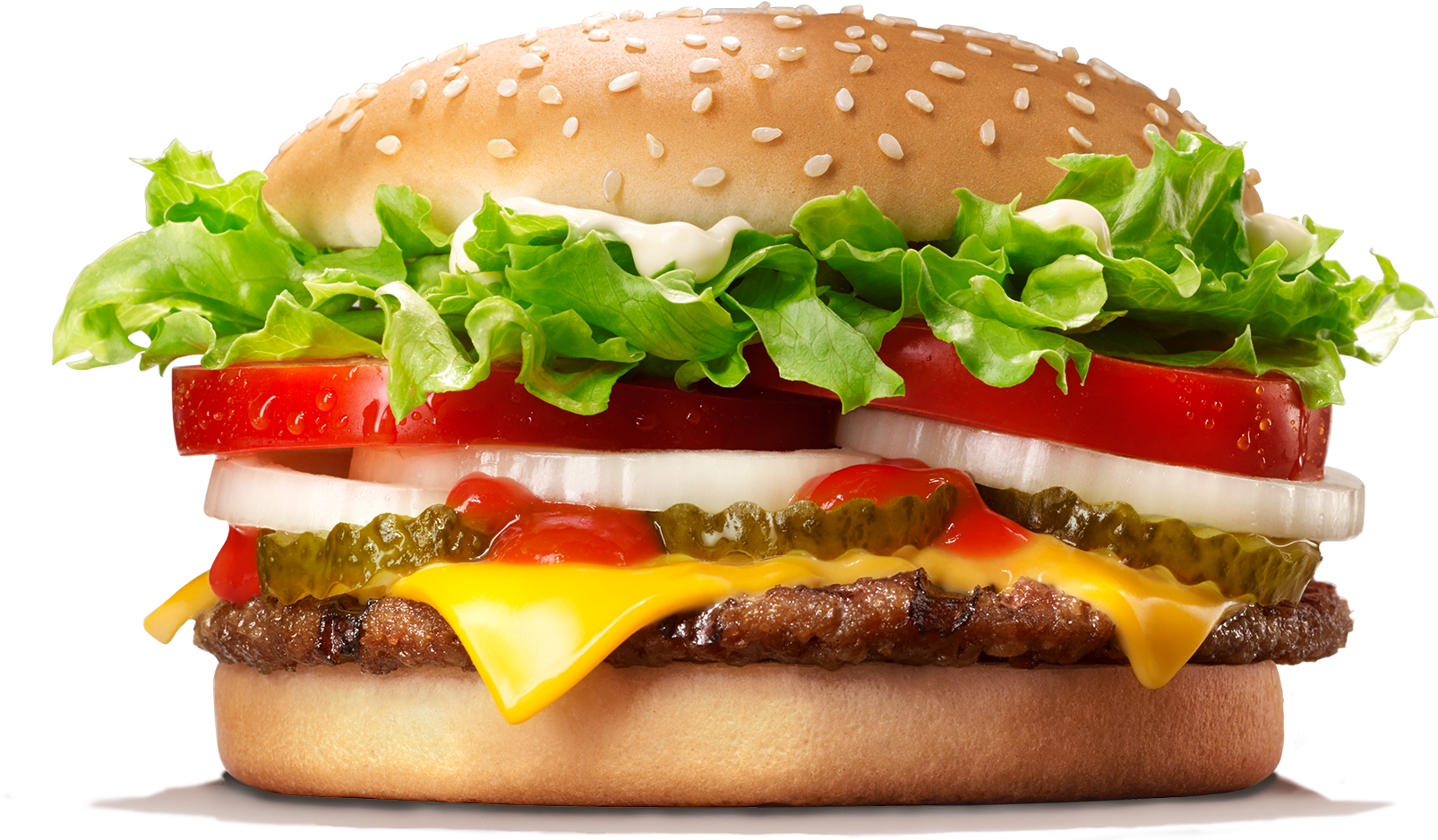 Burger King Whopper Sandwich PNG