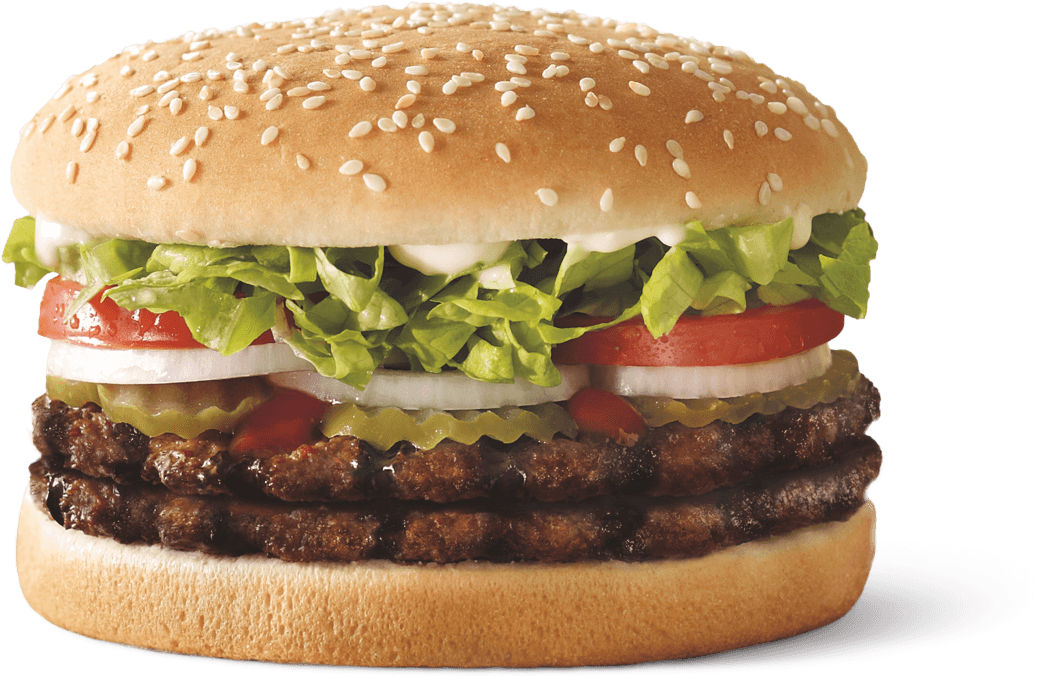 Burger King Whopper Sandwich PNG