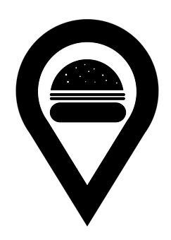 Burger Location Icon PNG
