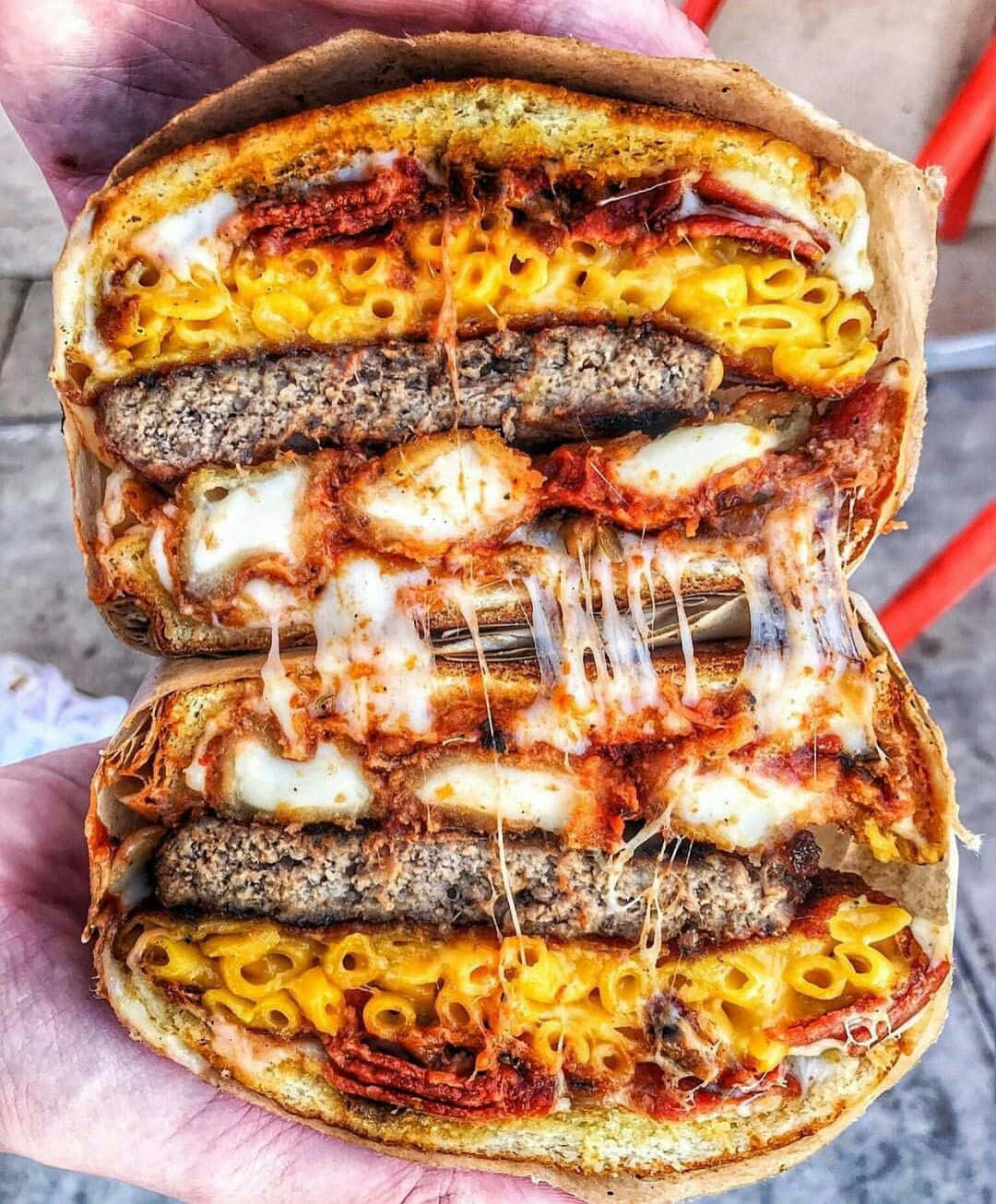 Immaginedi Un Hamburger Macaroni