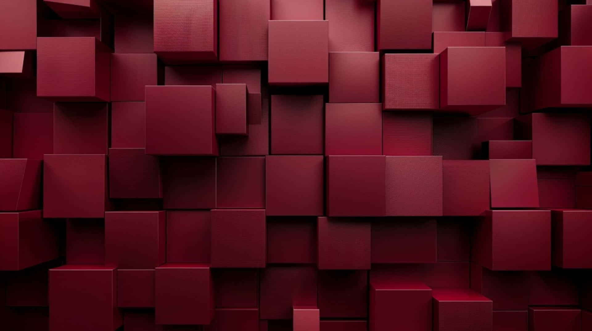 Burgundy Blocks Abstract Wallpaper