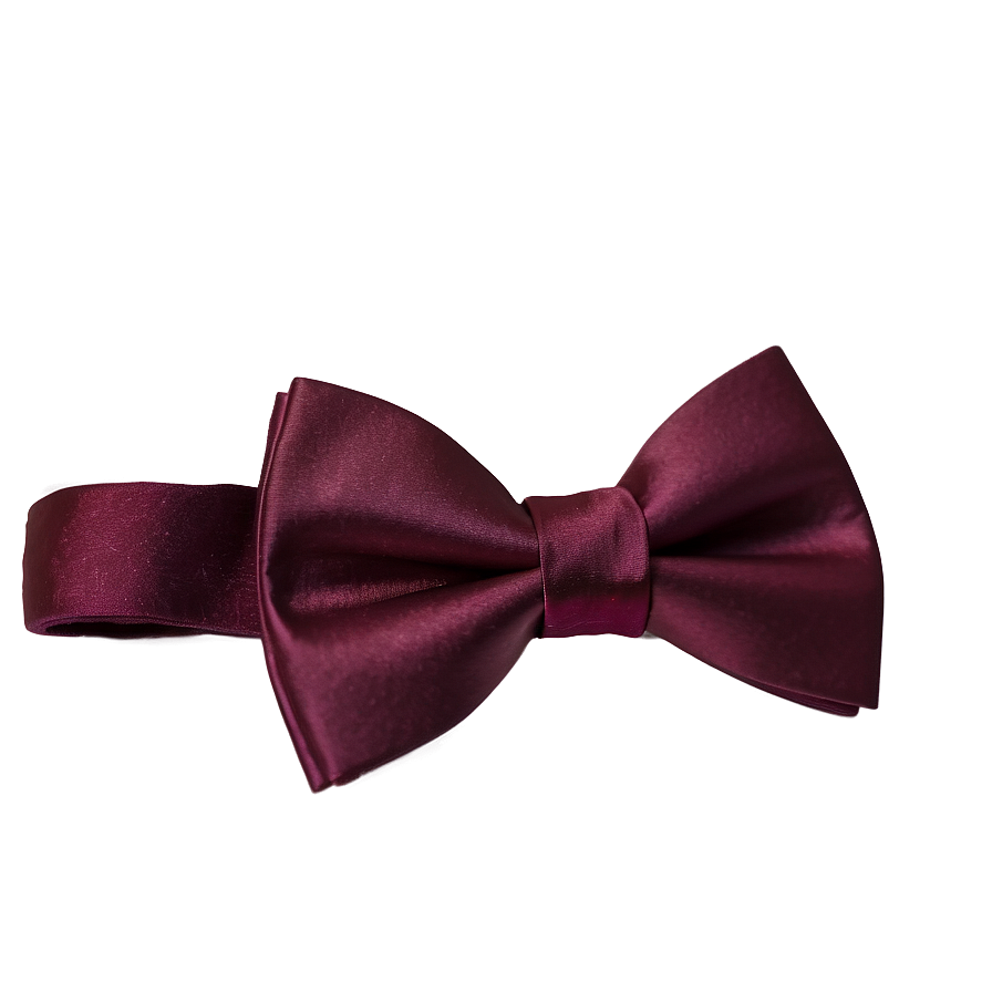 Burgundy Bow Tie Elegance Png Hog50 PNG