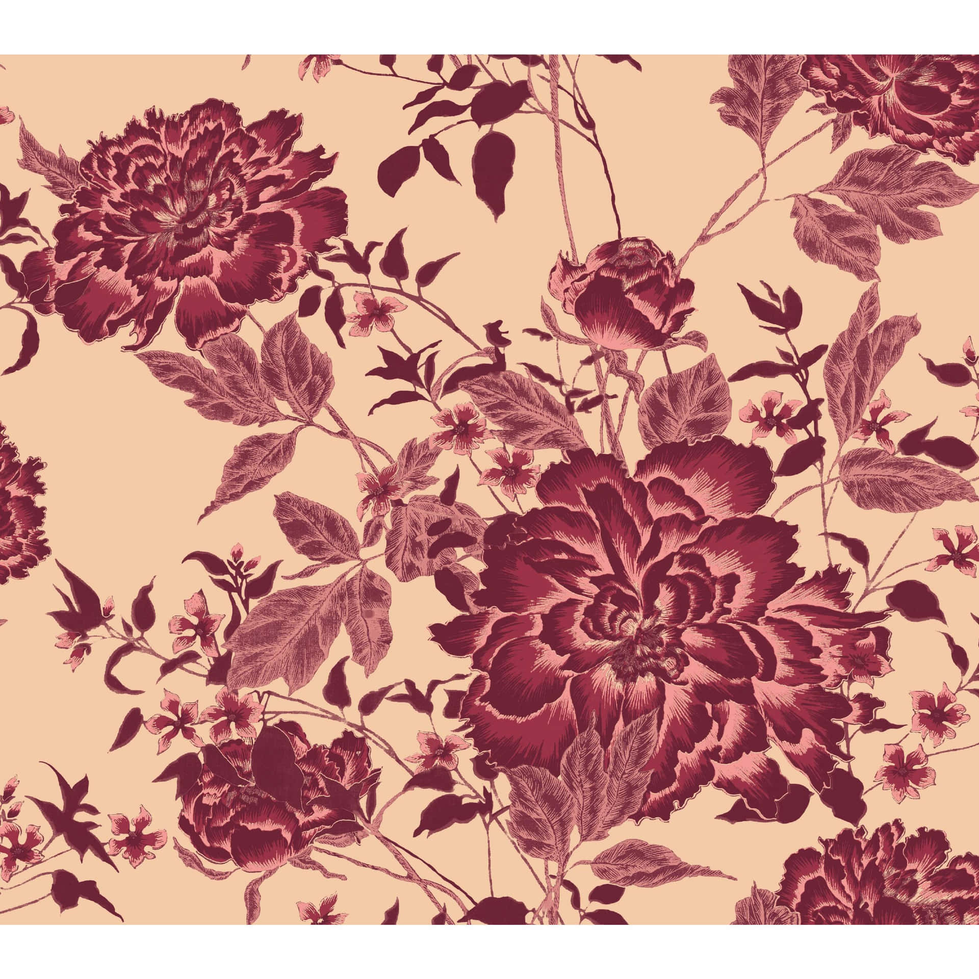 Atemberaubenderot-violette Blüte Wallpaper