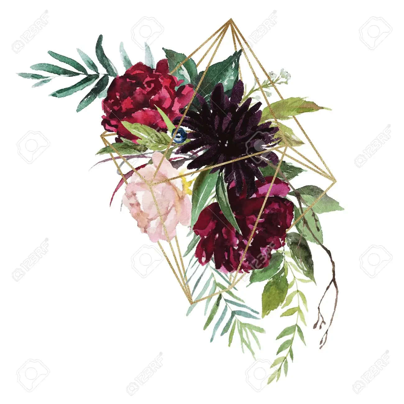Eineschöne Und Lebendige Dunkelrote Blume In Voller Blüte Wallpaper