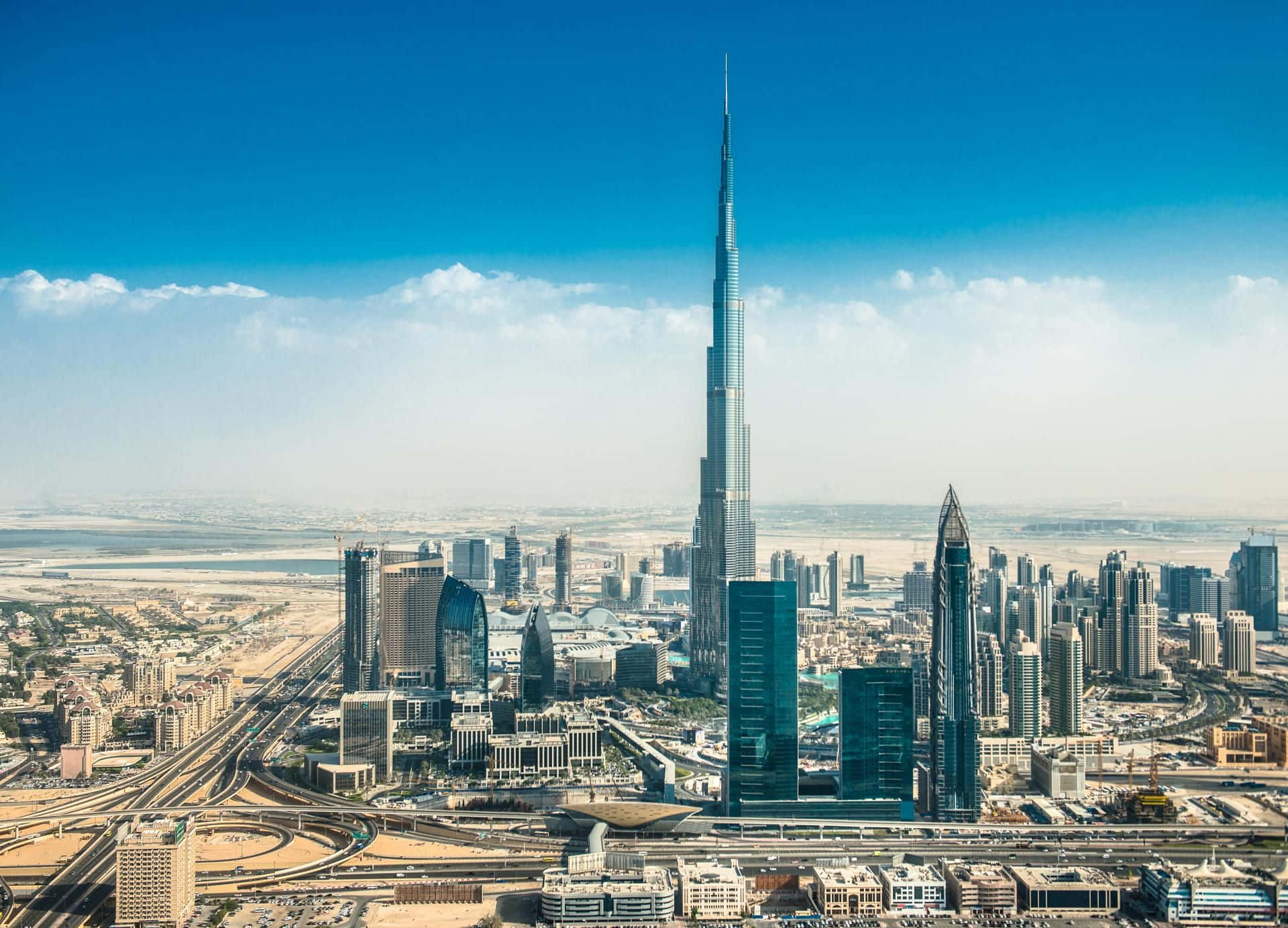 Breathtaking view of the Burj Khalifa, world's tallest structure