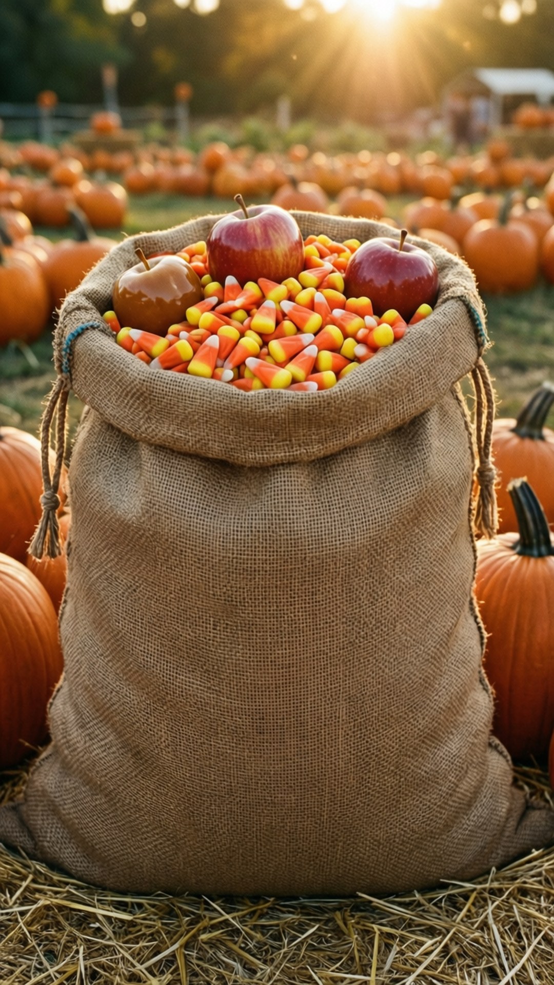 Burlap Sack Overflow Wallpaper