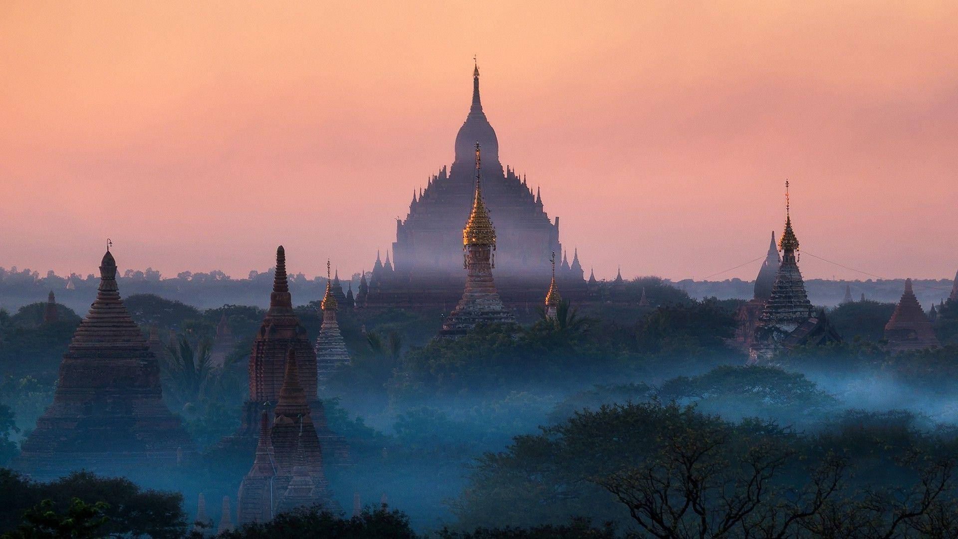 Burma Pagoda Spires