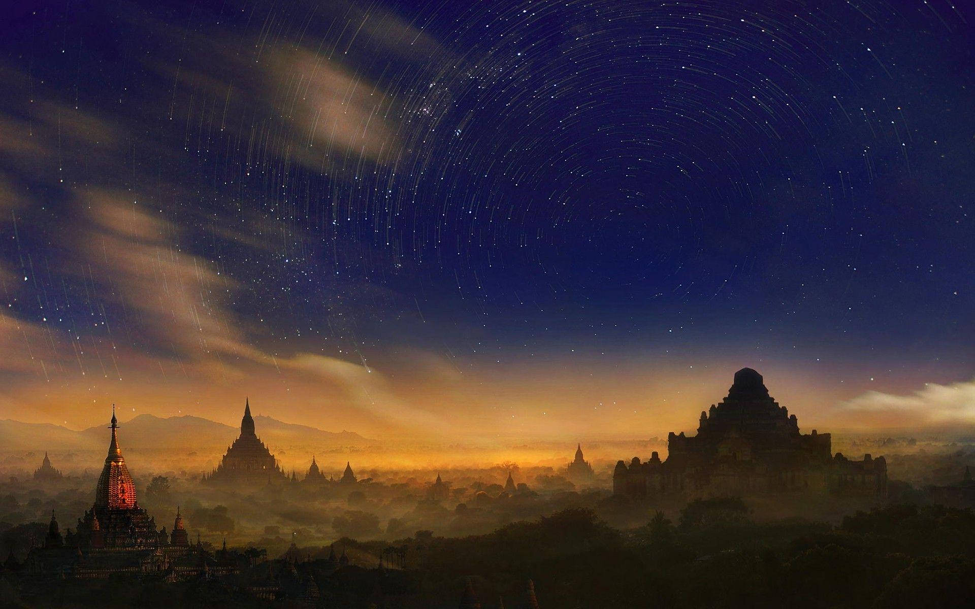 Burma Stjernehimmel Wallpaper