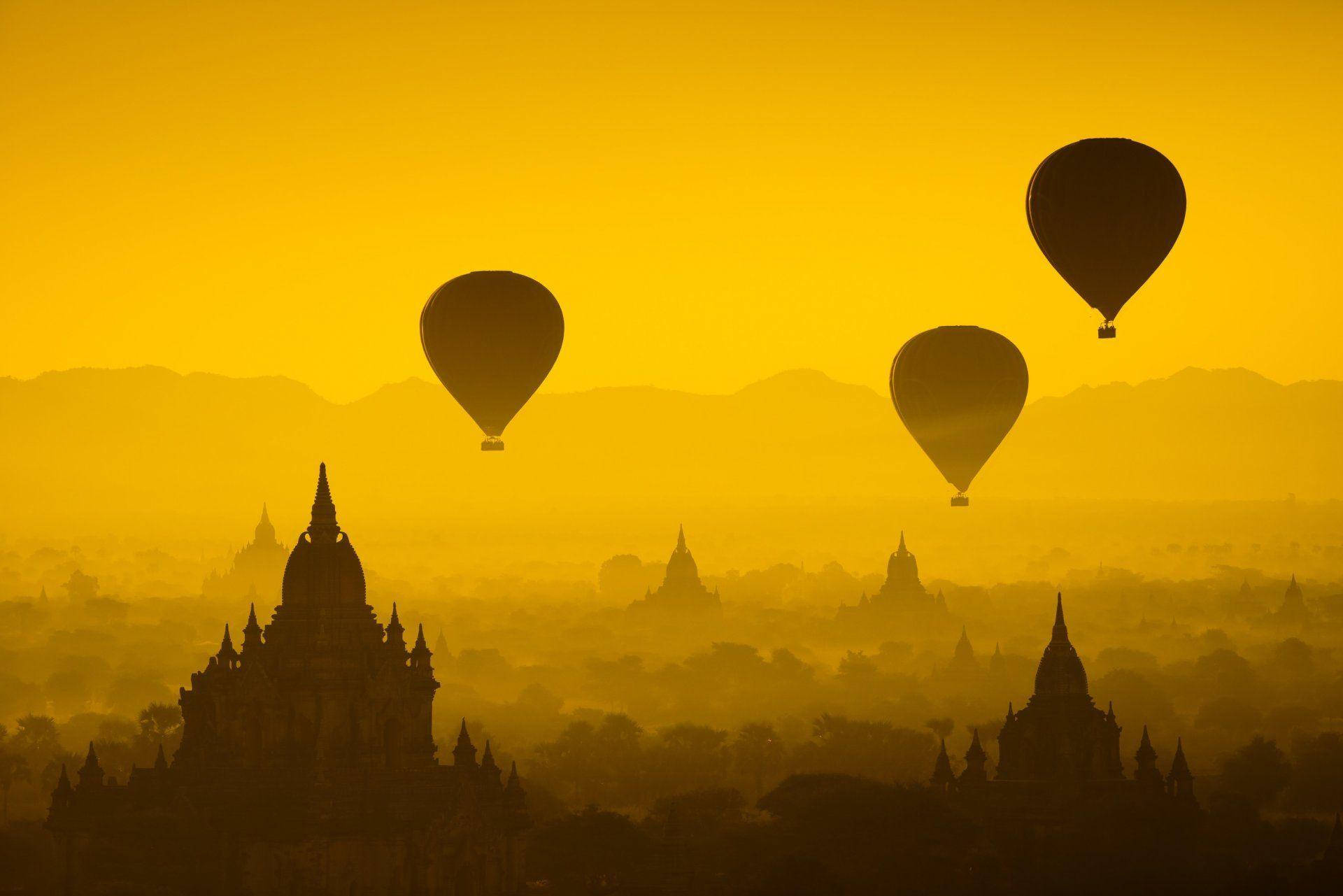 Burma Yellow Sky Balloons