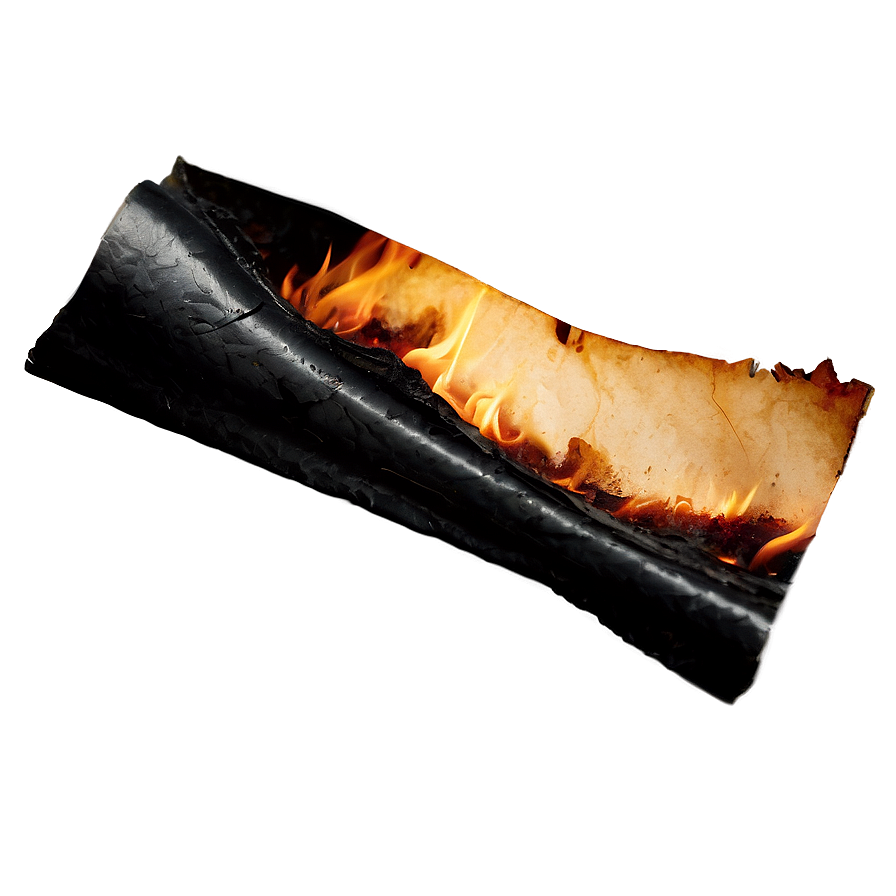 Burned Paper C PNG