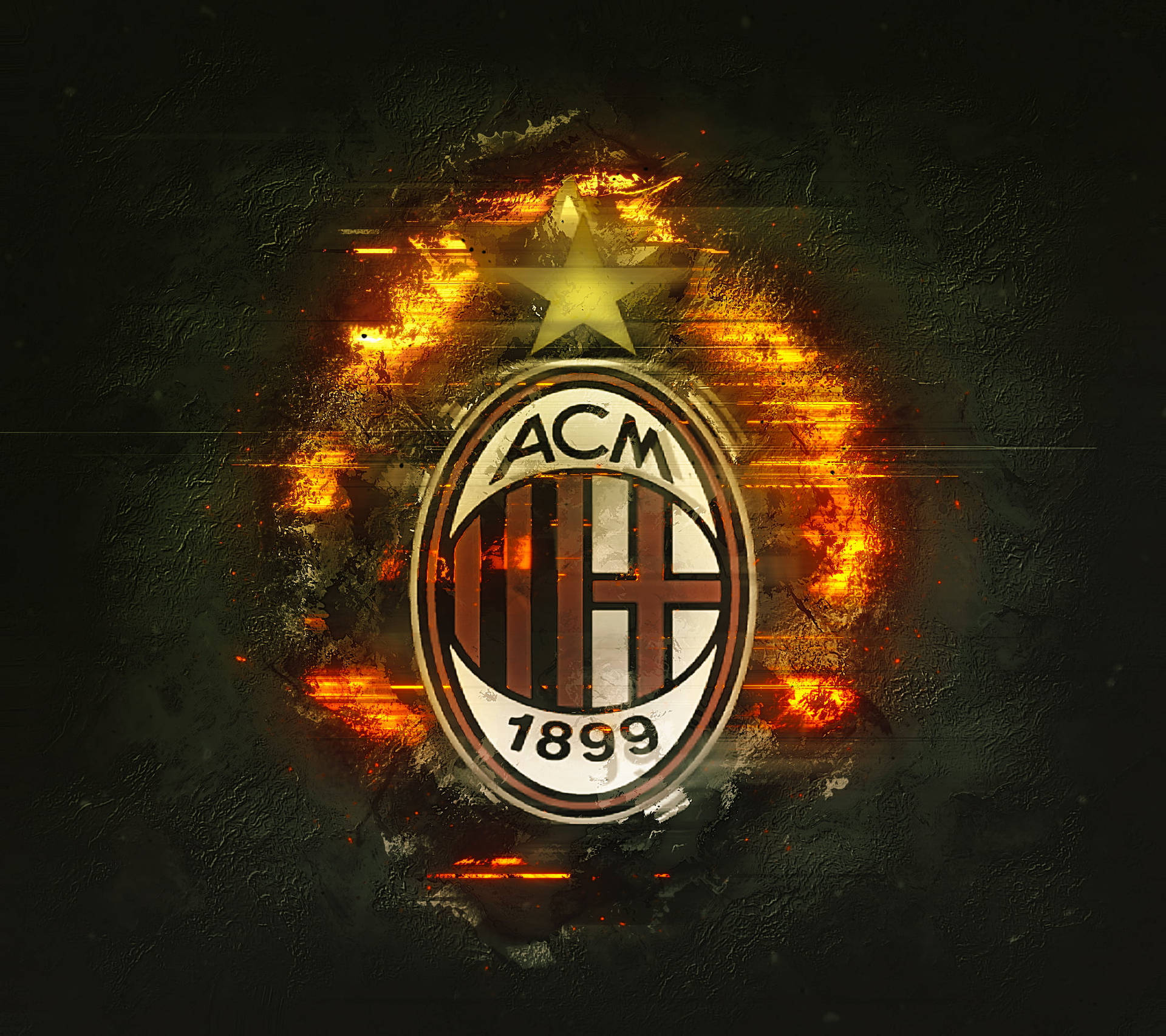 Burning AC Milan Wallpaper