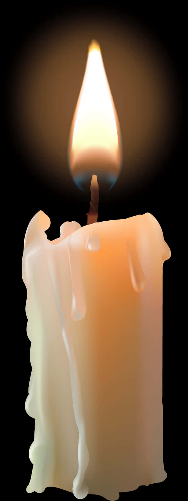 Burning Candlein Darkness.jpg PNG