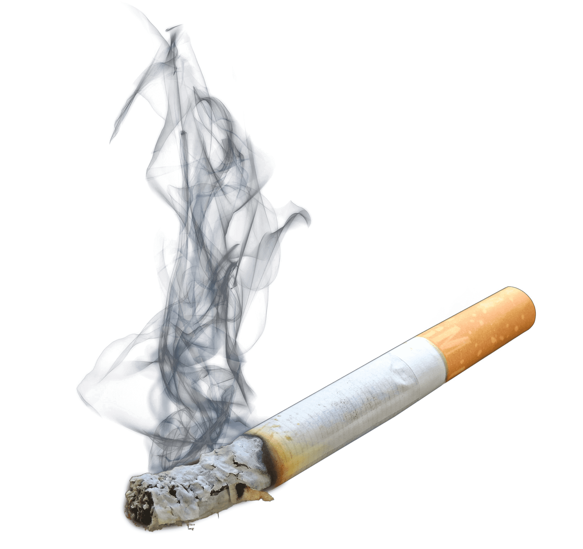 Burning Cigarette Smoke PNG