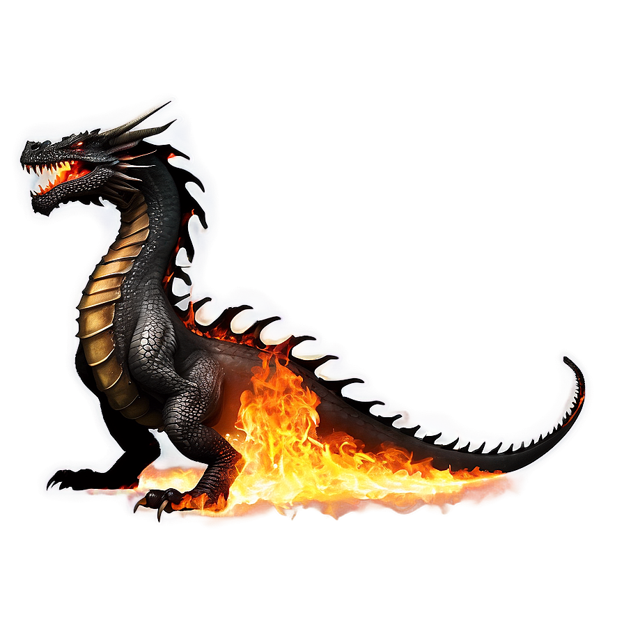 Burning Dragon Image Png Jab59 PNG