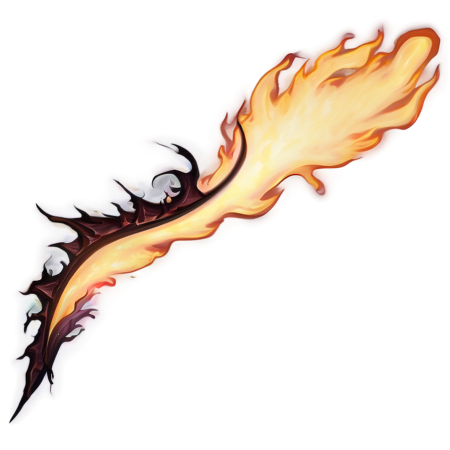 Burning Edge Border Png Qms54 PNG