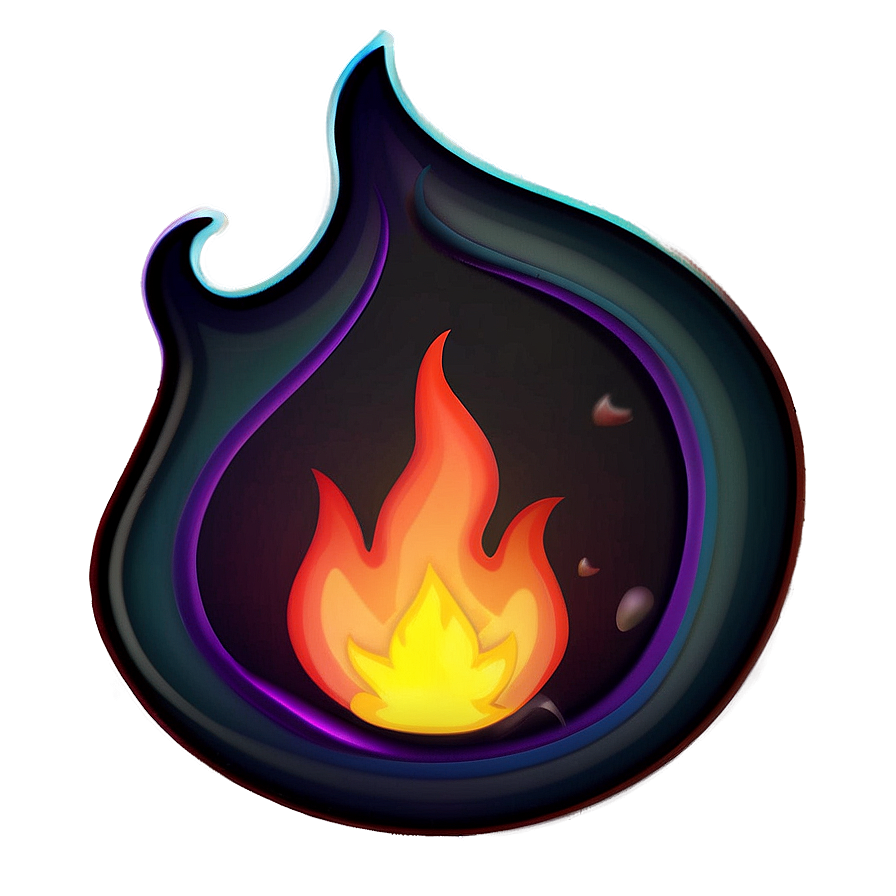 Burning Fire Emoji Creation Png Obv PNG